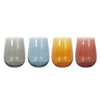 Set de pahare 4/1 Gaia, cca. 475 ml - Basics (7/11cm)