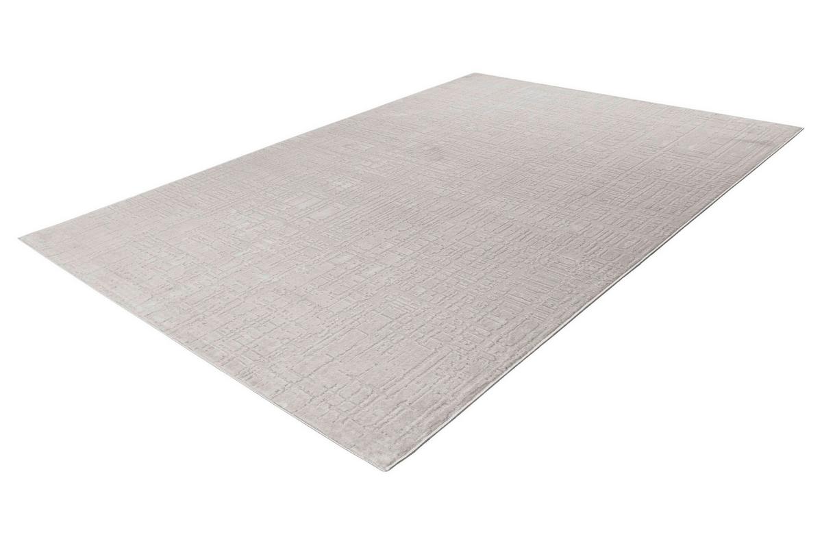 Flachwebeteppich Bandito 125 Silber 80x150 - Silberfarben, Basics, Textil (80/150cm) - Kayoom
