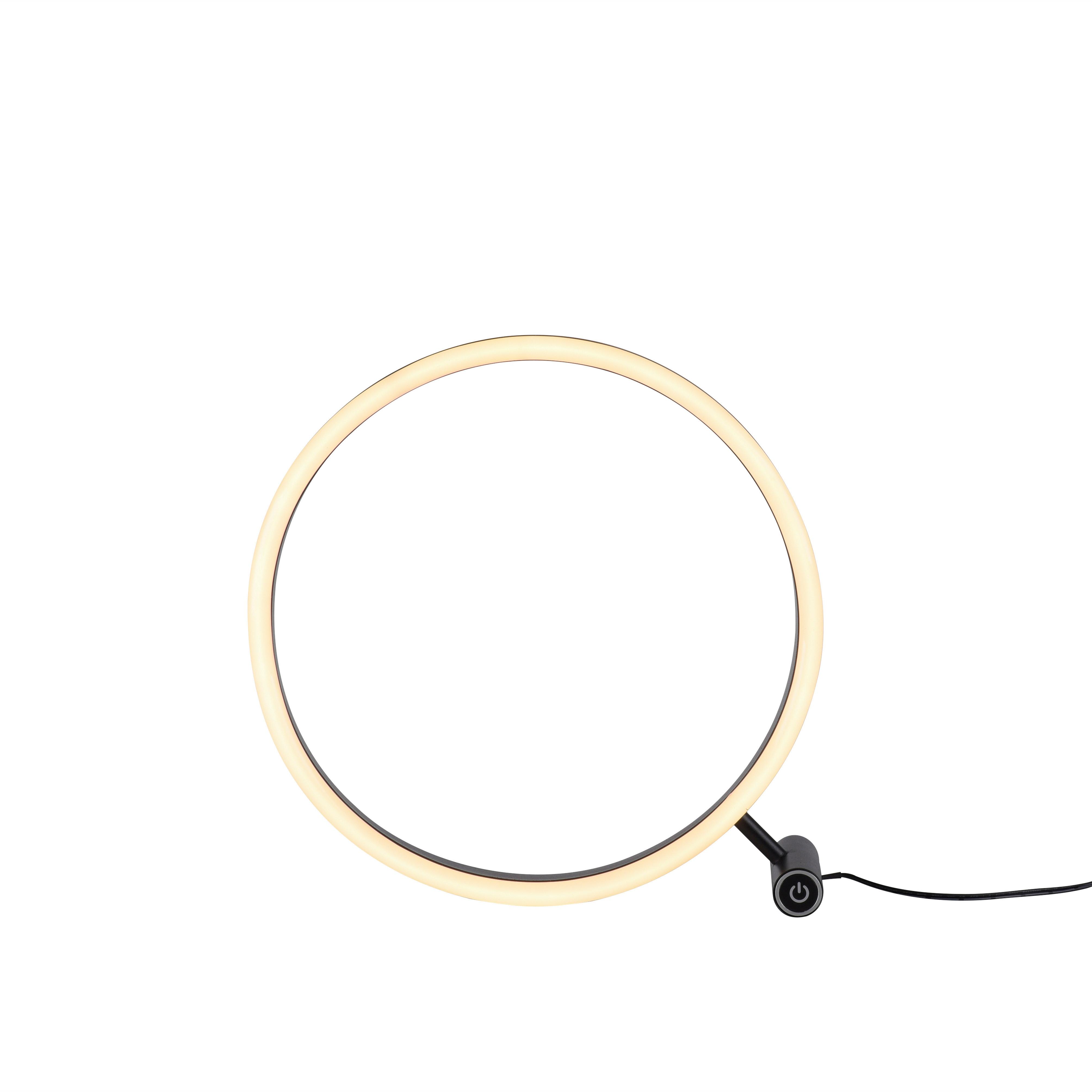 LAMPA STOŁOWA LED 15390-13 RITUS - antracytowy, Trend, tworzywo sztuczne/metal (28,5/10/28cm)