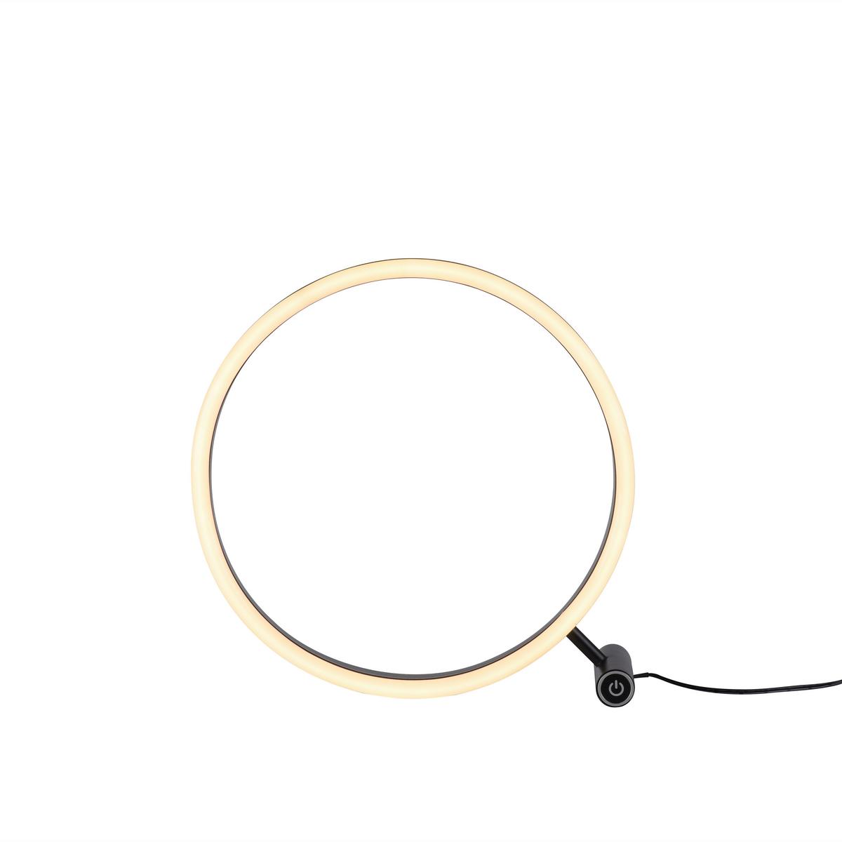 LAMPA STOŁOWA LED 15390-13 RITUS - antracytowy, Trend, tworzywo sztuczne/metal (28,5/10/28cm)