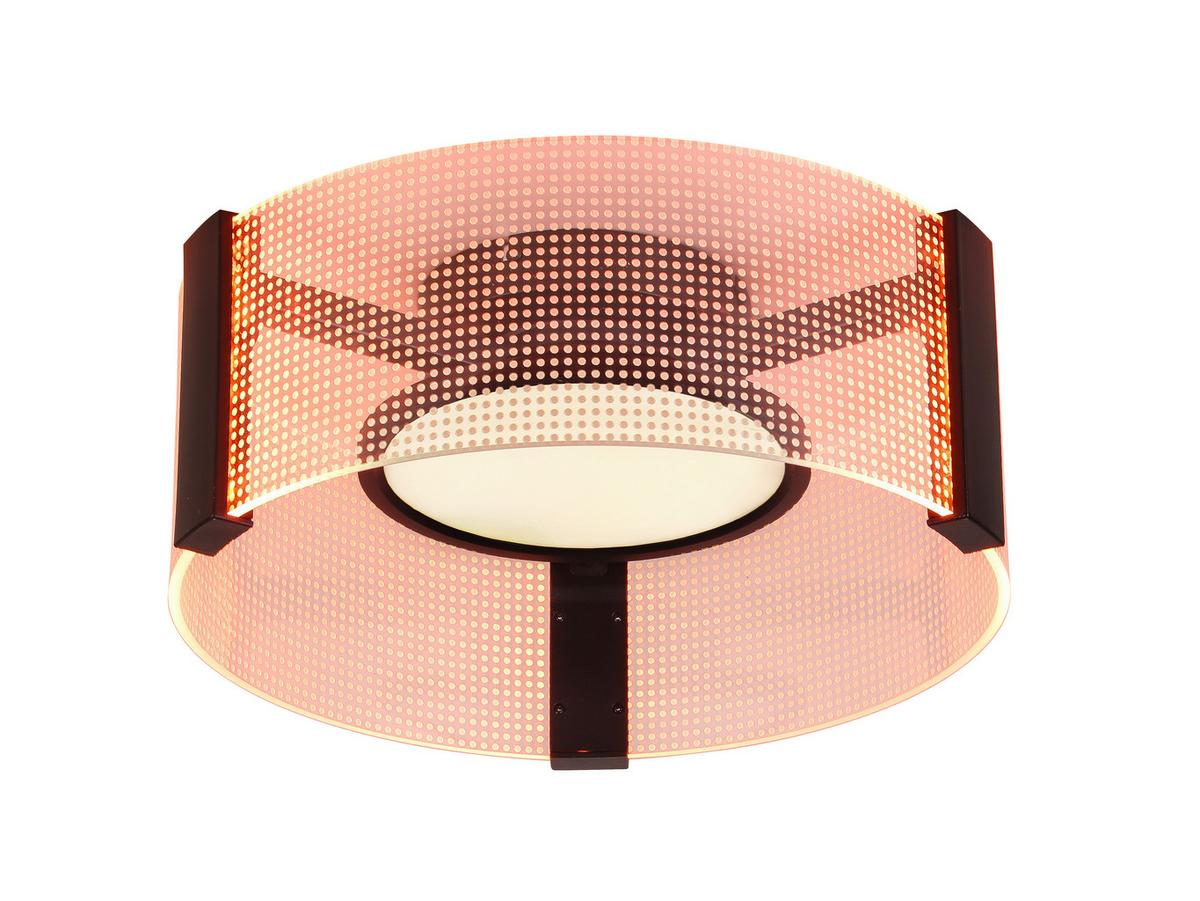 LAMPA SUFITOWA LED MARGE - czarny/biały, Modern, tworzywo sztuczne/metal (40/16,5cm) - Bessagi Home