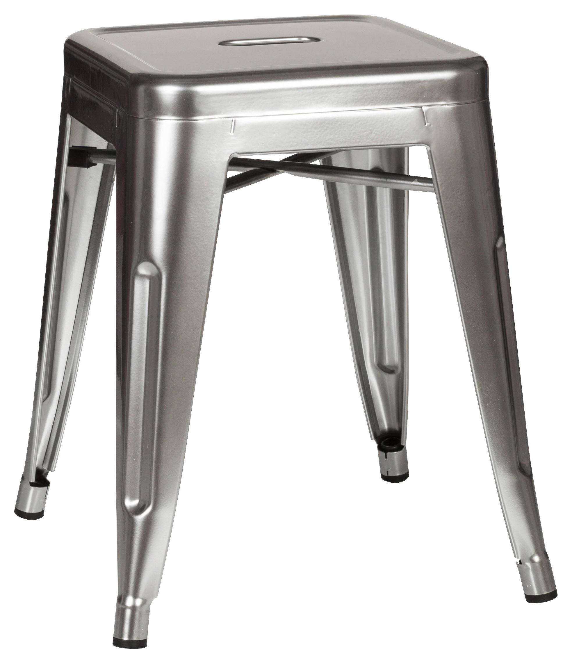 Tabure Vantaggio, Platinasta Barva - platinaste barve, Basics, kovina (39/46/39cm) - MID.YOU