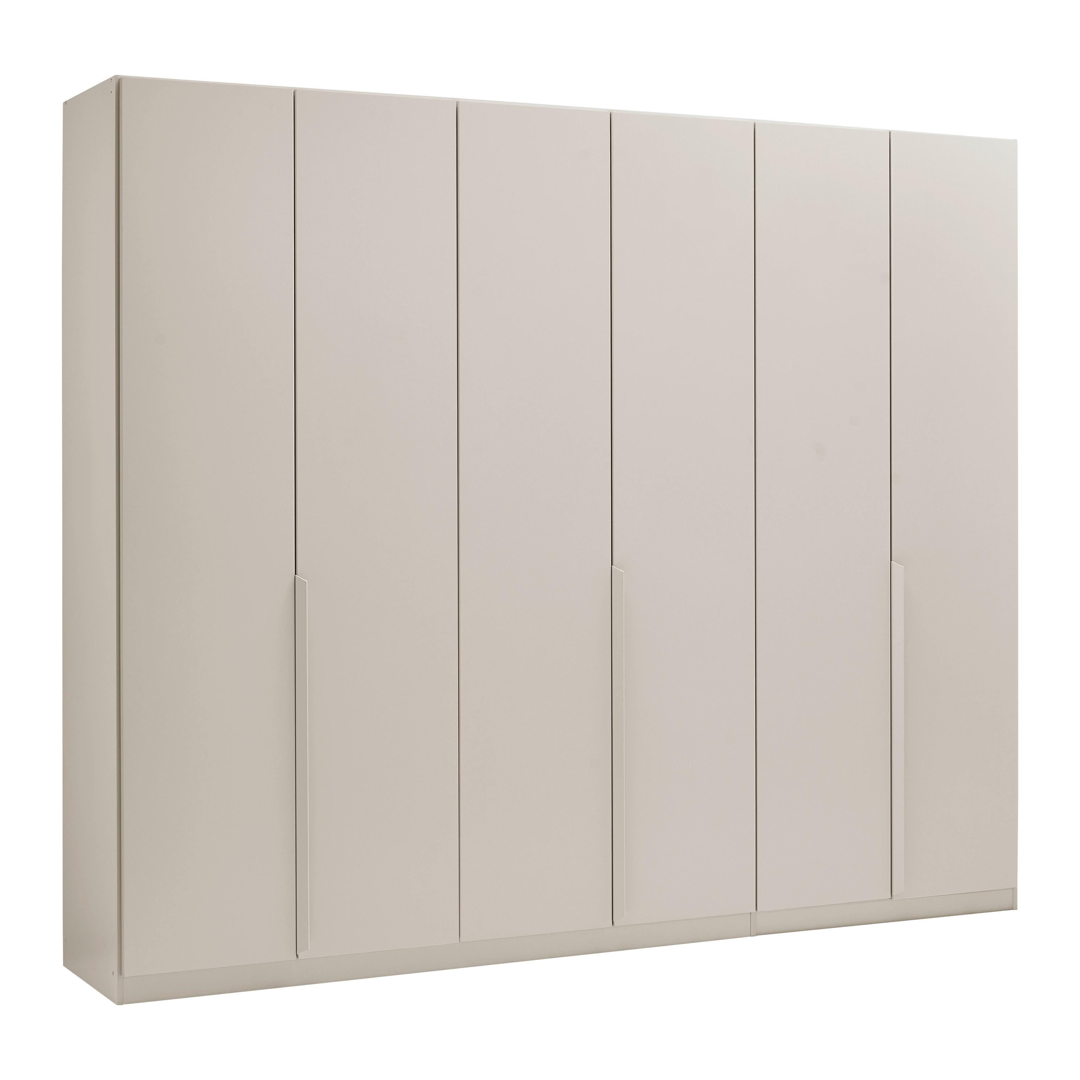 Drehtürenschrank Briona Champagnerfarben - Champagner, KONVENTIONELL, Holzwerkstoff/Metall (271/229/54cm) - Premium Living