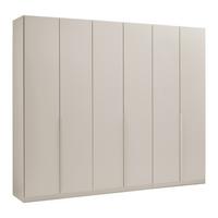 Drehtürenschrank Briona Champagnerfarben - Champagner, KONVENTIONELL, Holzwerkstoff/Metall (271/229/54cm) - Premium Living