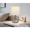 LAMPE DE TABLE DRITI - champagne/blanc, MODERN, métal/matière synthétique (13/13/25cm) - Mömax