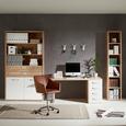 Pisalna Miza Ducato - bela/hrast, Moderno, kovina/umetna masa (160/73,00/80cm) - Premium Living Pisalna Miza Ducato - bela/hrast, Moderno, kovina/umetna masa (160/73,00/80cm) - Premium Living