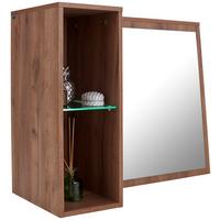 Element oglindă Avensis New - culoare lemn stejar, Konventionell, sticlă/material pe bază de lemn (90/70/25cm) - Premium Living