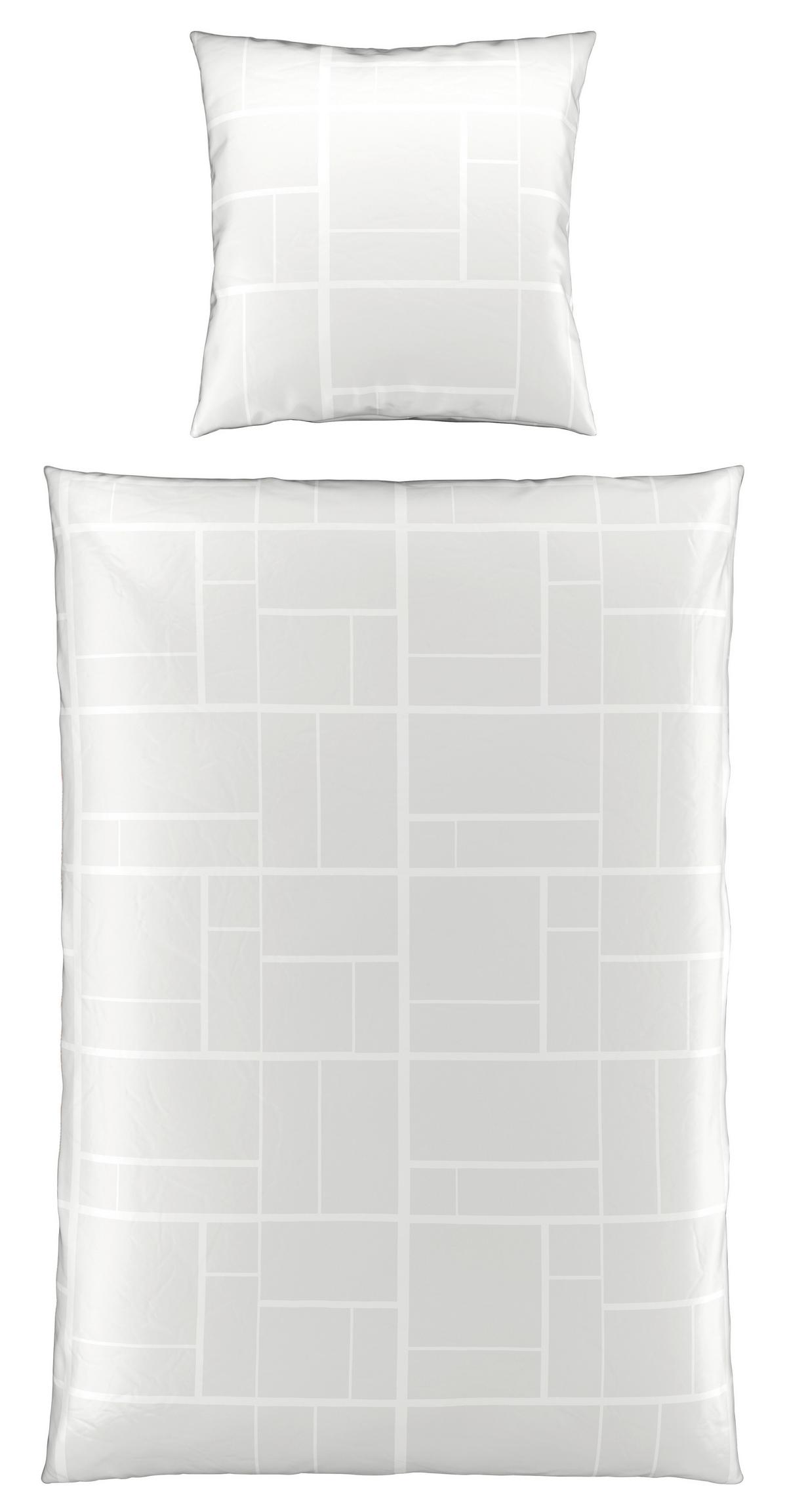 POŚCIEL ALINE - biały, Konventionell, tkanina (135/200cm) - Dieter Knoll