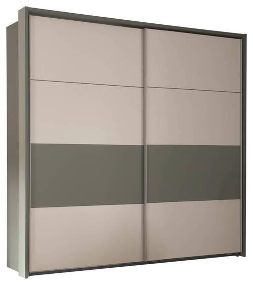 Ormar S Kliznim Vratima Modeste - boje kadulje/svijetlo siva, Moderno, drvni materijal/metal (215/210/60cm)