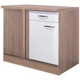 Kotna Spodnja Omarica Venezia Valero - bela/hrast, Moderno, kovina/leseni material (110/86/60cm) Kotna Spodnja Omarica Venezia Valero - bela/hrast, Moderno, kovina/leseni material (110/86/60cm)