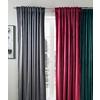 GARDINLÄNGD VIOLA - antracit, Klassisk, textil (140/245cm) - Premium Living