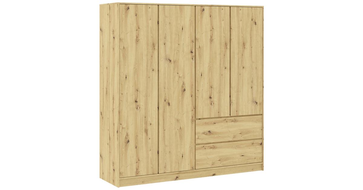 Kleiderschrank Basit Eiche Artisan online kaufen ➤ mömax