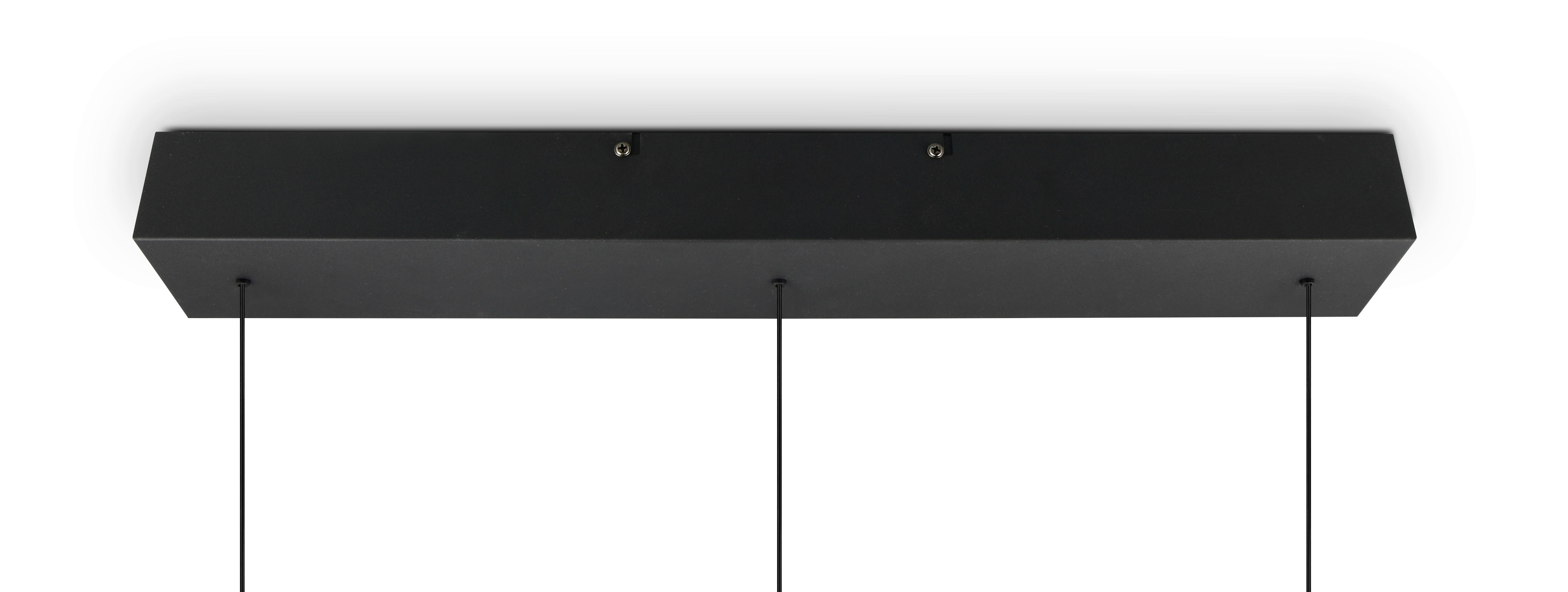 LED-HÄNGLAMPA SESTINE - svart, Modern, metall/plast (60/9/150cm) - Mömax