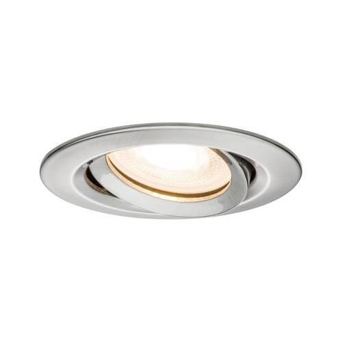 LED-Deckenleuchte Nova Premium Alufarben/Zinkfarben max. 35 W - Zinkfarben/Alufarben, Basics, Metall (9,3cm) - Paulmann