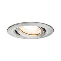 LED-Deckenleuchte Nova Premium Alufarben/Zinkfarben max. 35 W - Zinkfarben/Alufarben, Basics, Metall (9,3cm) - Paulmann