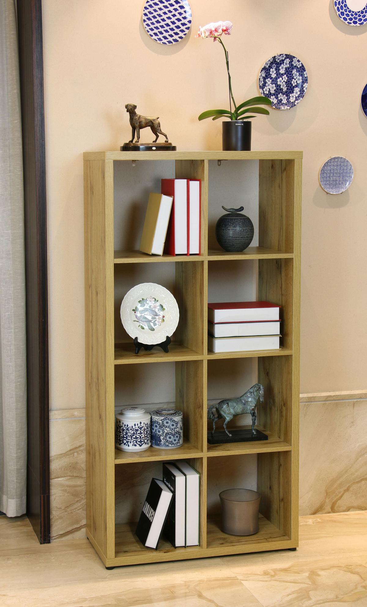 Raumteiler in Wotaneiche - Eichefarben, Modern, Holzwerkstoff/Kunststoff (76/147/34cm) - Mömax