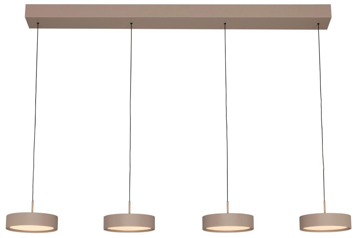 LAMPA WISZĄCA LED BELLEVUE *DK* - kolor piaskowy, Design, metal (118/17,5/180cm) - Dieter Knoll