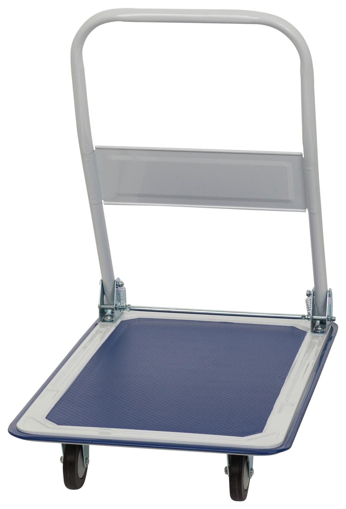 Transportni Voziček Carry, Modra, Bela - modra/bela, Basics, kovina (48/82,5/73cm) - MID.YOU