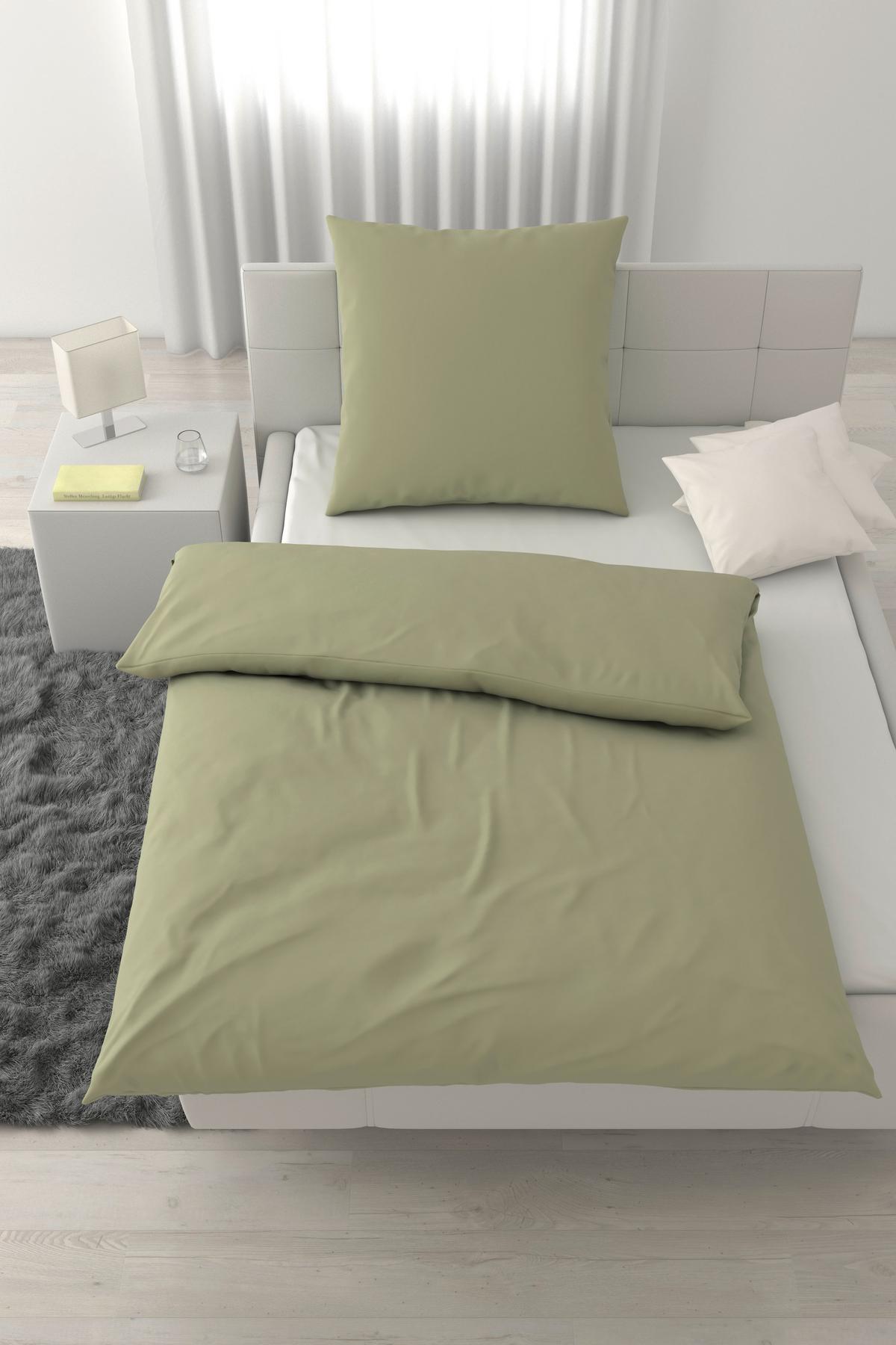 Bettwäsche Elena Grün ca. 135x200cm - MODERN, Textil (135/200cm) - Mömax