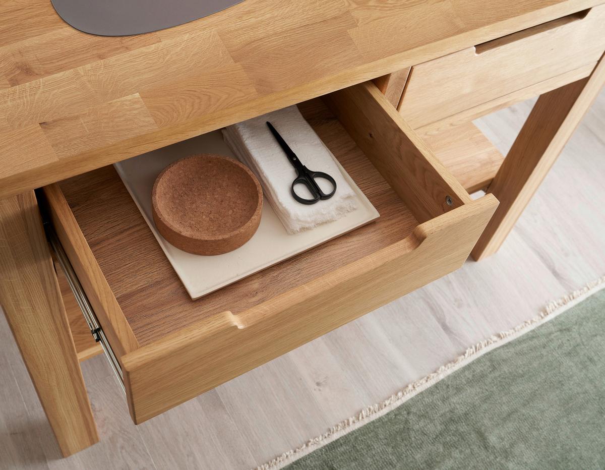 Kücheninsel Ponza I 122 o. Geräte Eiche - Eichefarben, Basics, Holz (120/91/90cm) - P & B