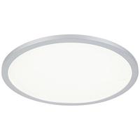LED Mennyezeti Lámpa Imo - ezüstszínű/fehér, Romantik / Landhaus, műanyag (40/5cm) - Mömax