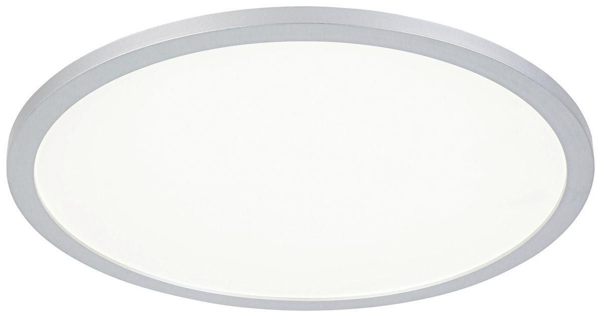 LED Mennyezeti Lámpa Imo - ezüstszínű/fehér, Romantik / Landhaus, műanyag (40/5cm) - Mömax
