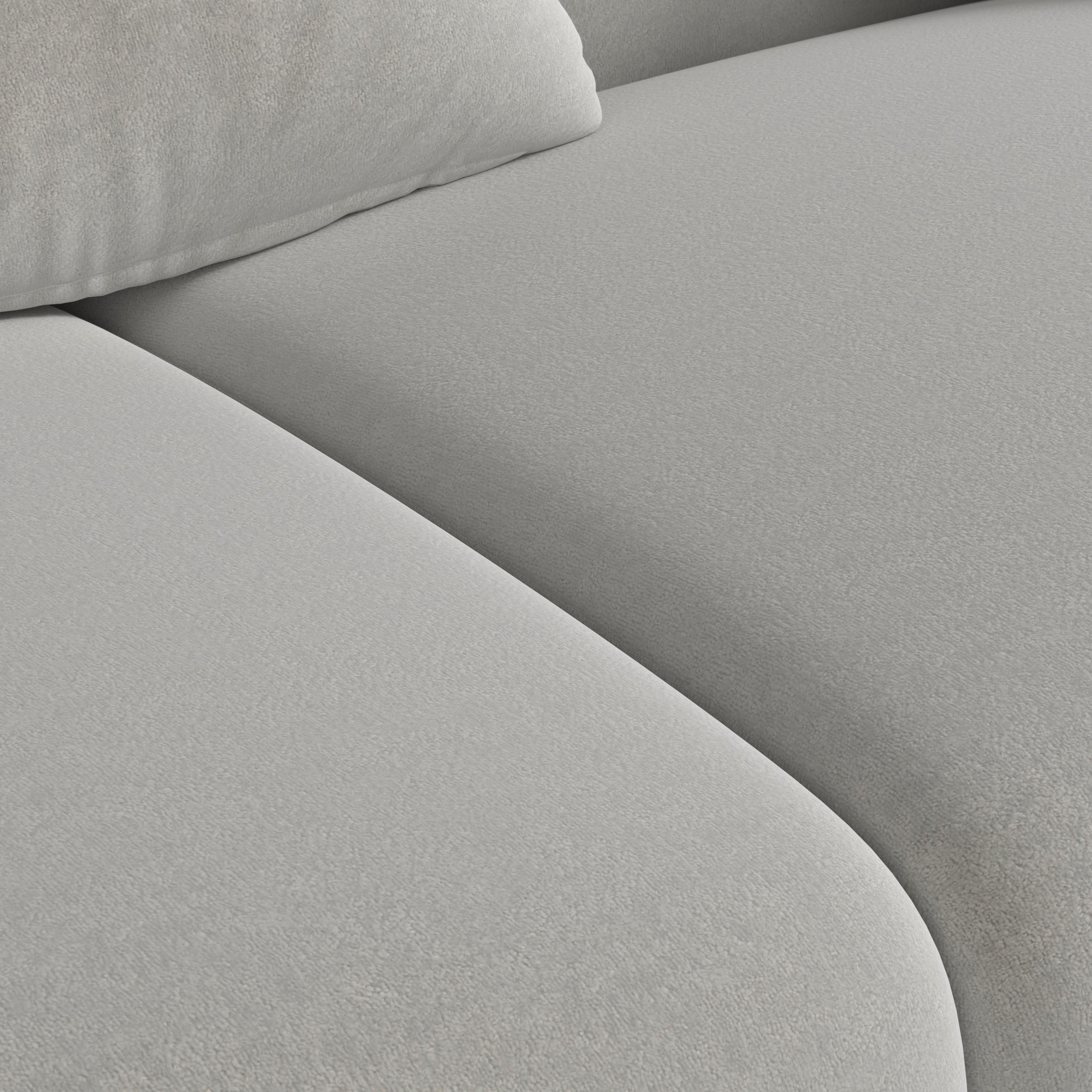 SOFFA TALIA - brun/grå, Modern, trä/textil (237/60,5/98cm) - Bessagi Home