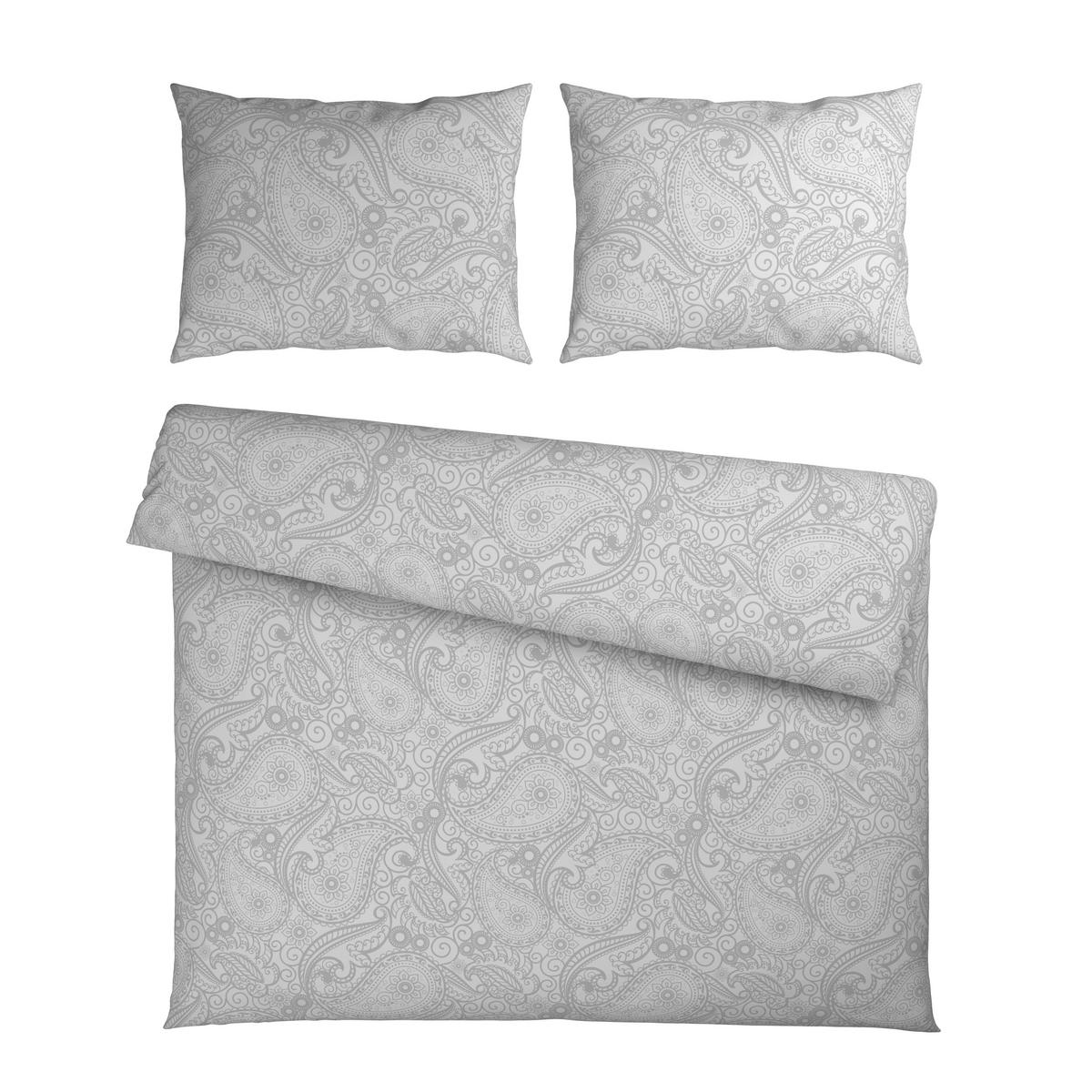 Lenjerie de pat Paisley cca. 200x220/2x50x70 cm - verde salvie, textil (200/220cm) - Mömax