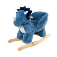 ZWIERZĄTKO NA BIEGUNACH DIDI - écru/niebieski, Trend, metal/drewno (68/33/55cm) - Patinio