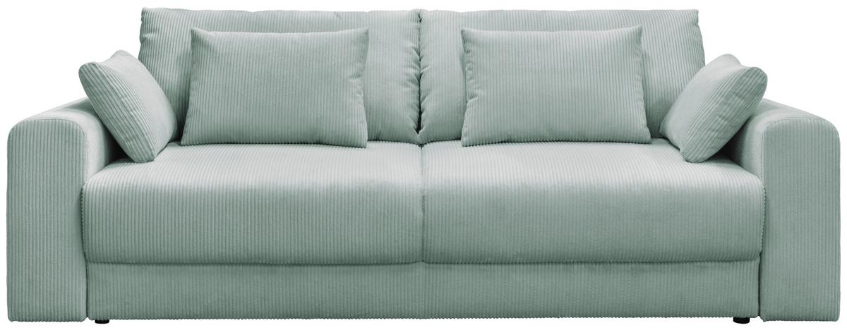 Canapea Bigsofa ARIA - verde mentă, Modern, textil (255/94/126cm) - Modern Living