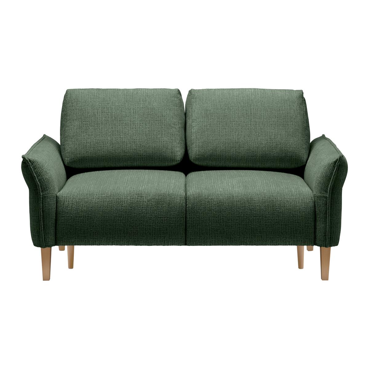 CANAPEA CU 2 LOCURI CUSTOM - verde închis/crem, Modern, textil (150/85/92cm) - Mömax