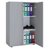 Aktenschrank Lona Grau - Grau, Basics, Holzwerkstoff (70/110/39cm) - P & B