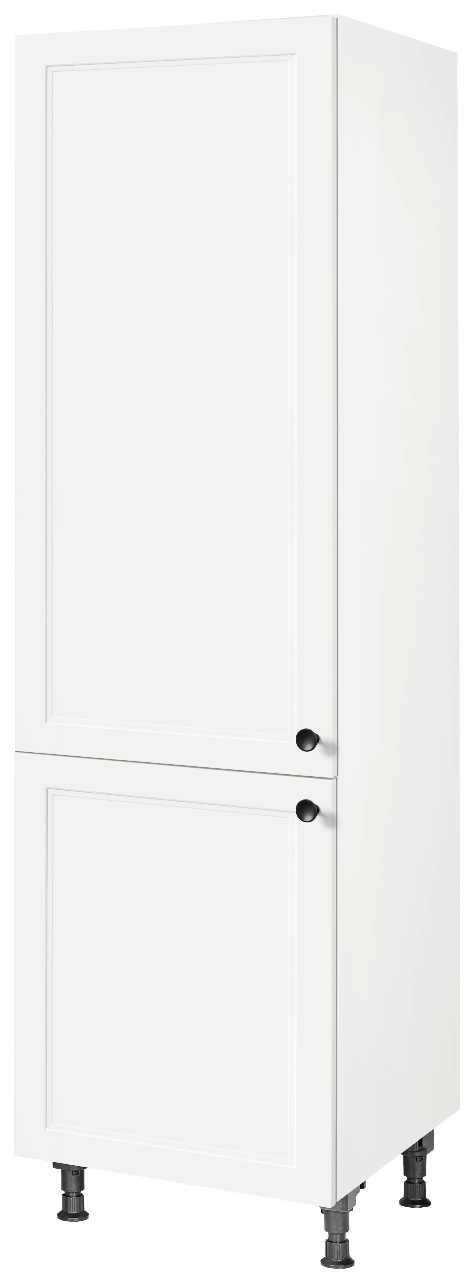 Geschirrschrank Cascada Weiß - Schwarz/Weiß, MODERN, Holzwerkstoff/Metall (60/216,6/58cm) - Nobilia