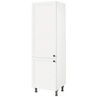 Geschirrschrank Cascada Weiß - Schwarz/Weiß, MODERN, Holzwerkstoff/Metall (60/216,6/58cm) - Nobilia