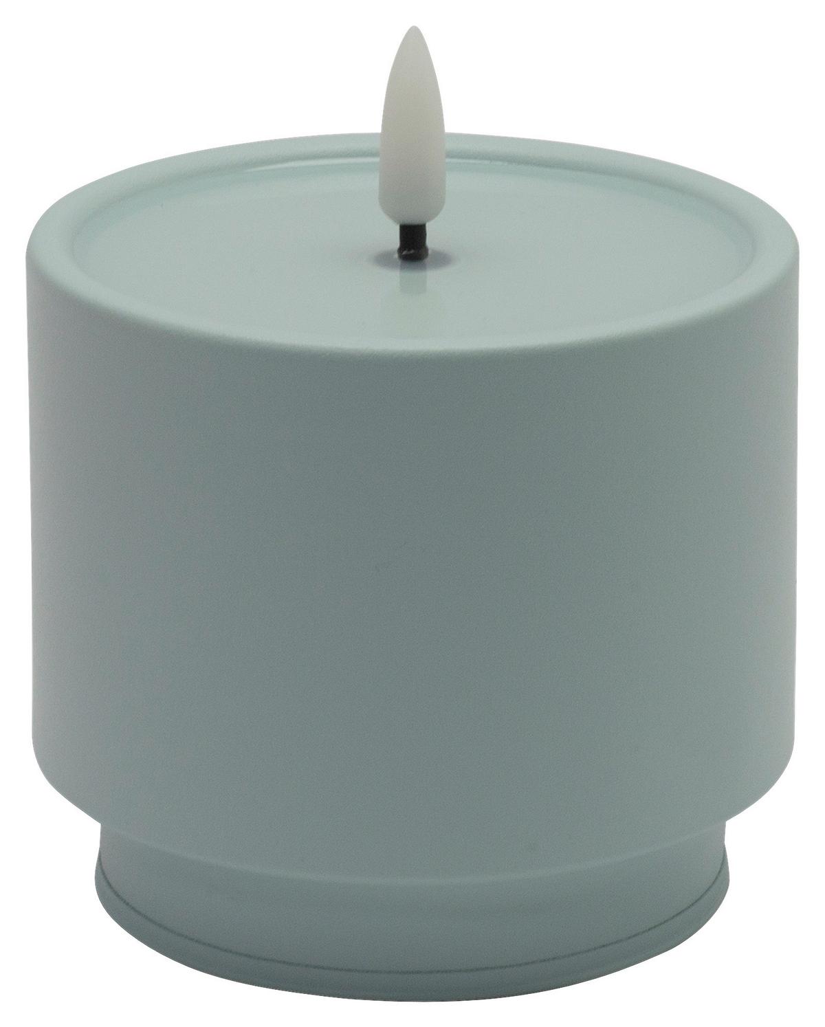 LED-Kerze Belly diverse Farben - Hellrosa/Lila, MODERN, Kunststoff/Metall (9/8,5cm) - Mömax