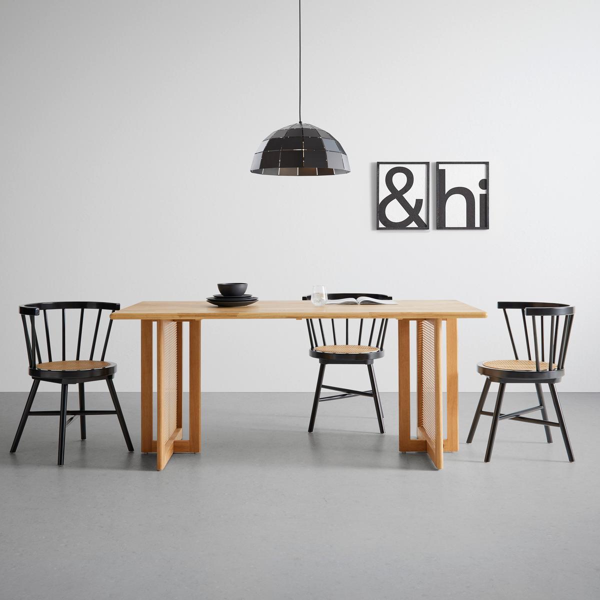 Esstisch Novara in Holz Esche massiv ca. 180x90x76 cm - Eschefarben, MODERN, Holz (180/90/76cm) - Bessagi Home