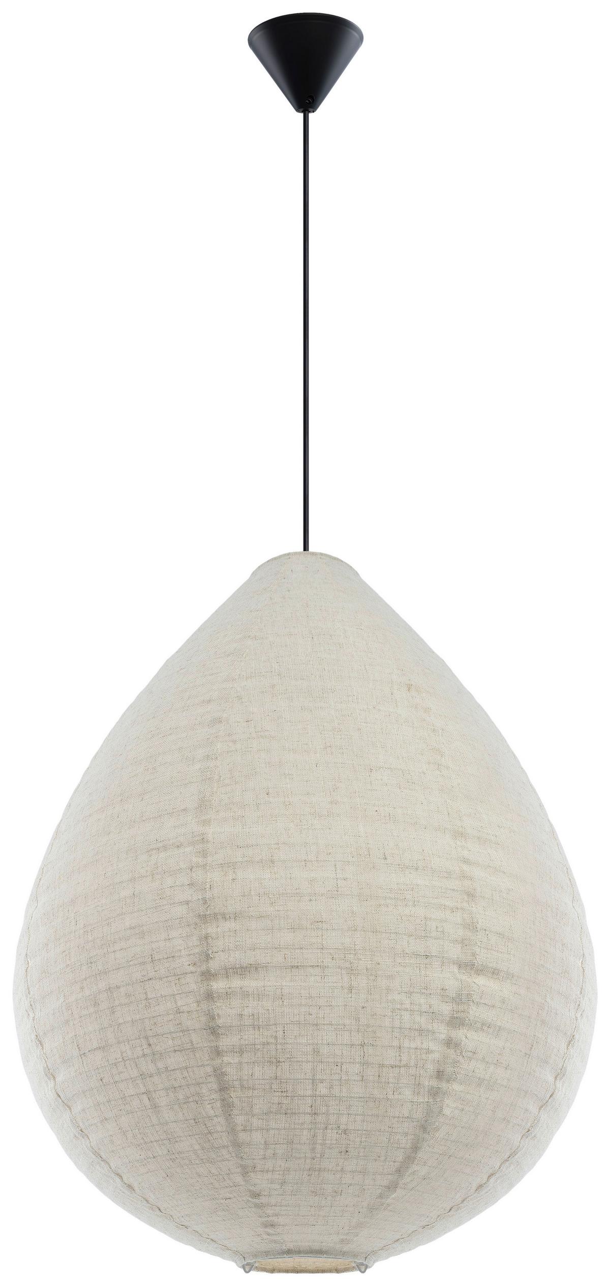 LAMPA WISZĄCA DENIE - beżowy, Trend, tworzywo sztuczne/metal (50/120cm) - Novel