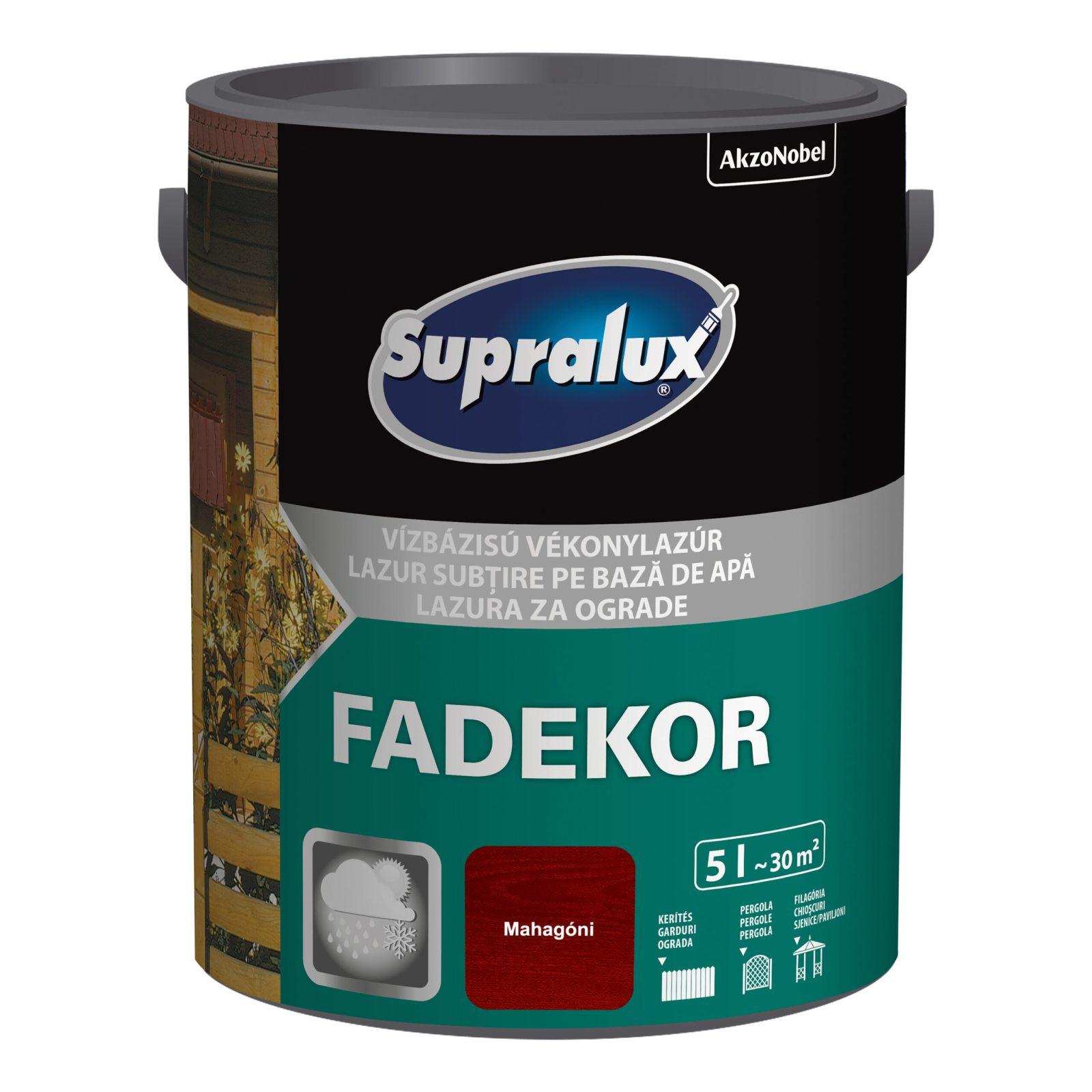 Falfesték Supralux Fadekor Mahagóni 5l