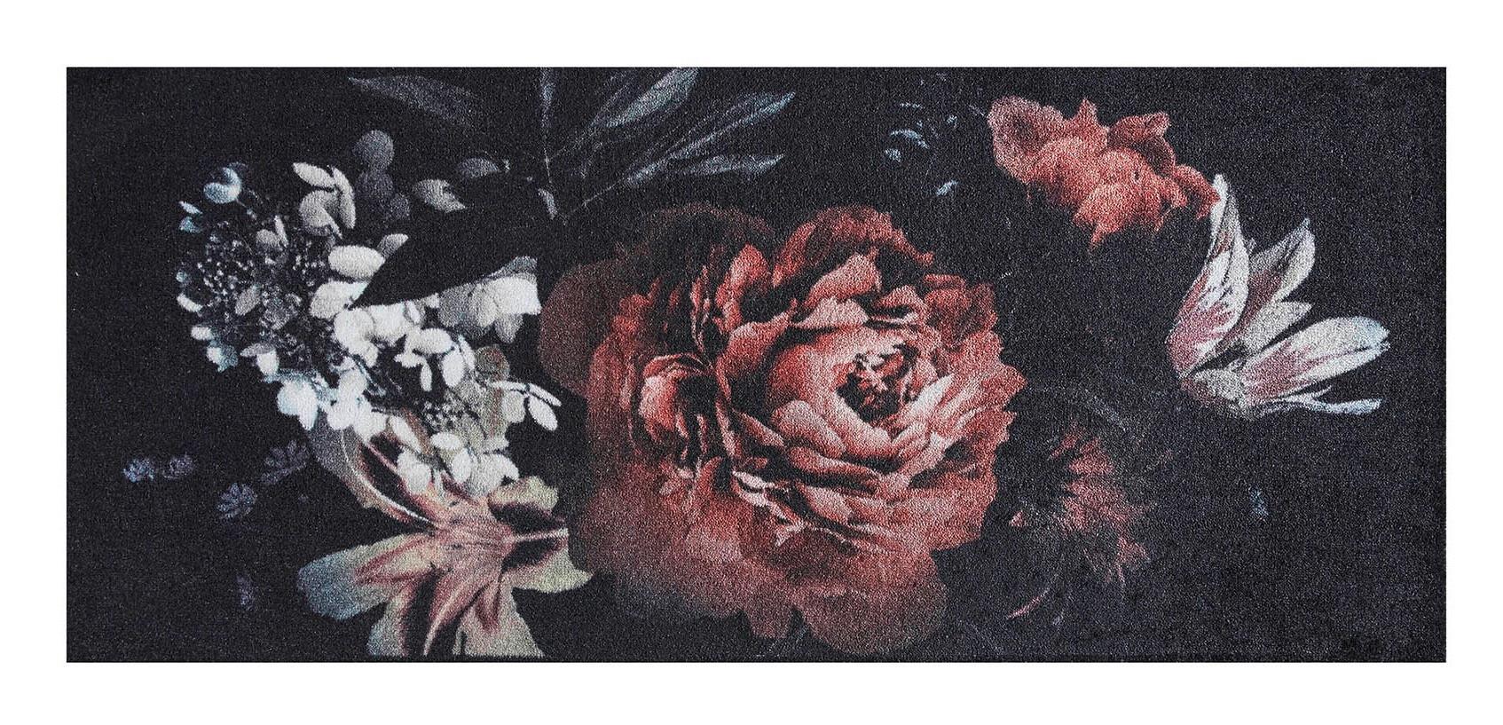 Läufer Bella Rosa in Anthrazit ca. 67x150cm - Anthrazit, Modern, Kunststoff (67/150cm) - Modern Living
