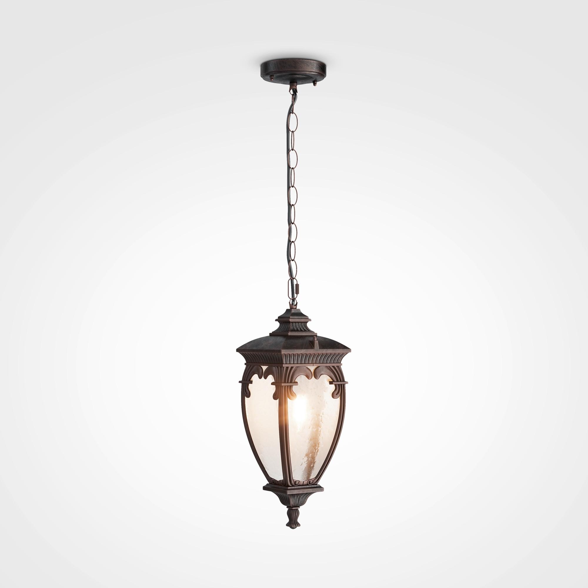 AUSSENHÄNGELEUCHTE FLEUR - Bronzefarben, Trend, Metall (15/40cm) - MAYTONI