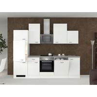 Kuhinjski Blok Z Aparati Wito, Bela - barve nerjavečega jekla/bela, Moderno, umetna masa/leseni material (280cm) - FlexWell