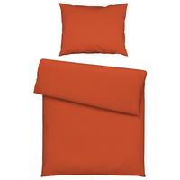 Bettwäsche Iris Ca. 160x210 - Orange, Textil (160/210cm) - Modern Living