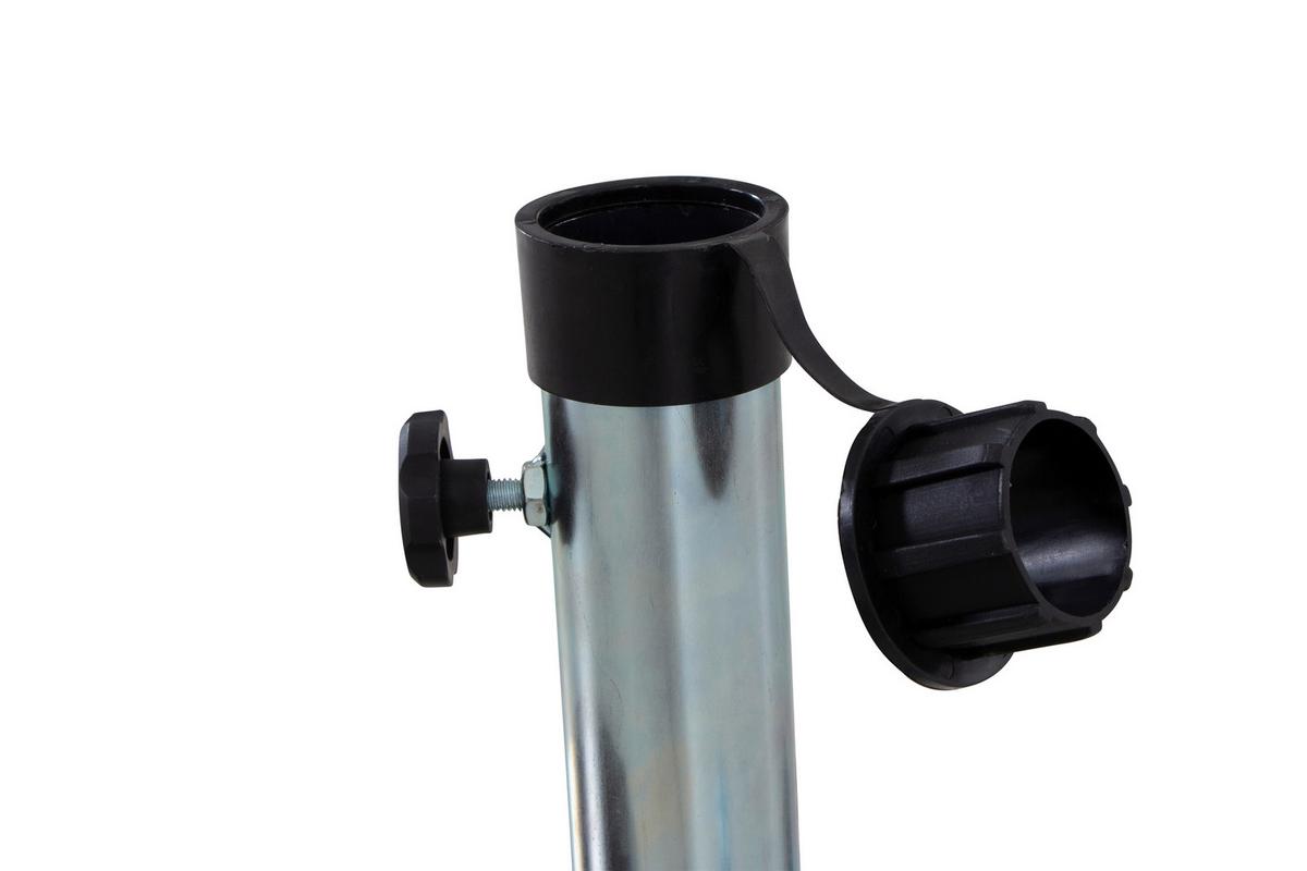 Sonnenschirmständer J01225 ca.49,5x39x39,5cm Silberfarben - Silberfarben, KONVENTIONELL, Metall (49,5/39/39,5cm) - Siena Garden