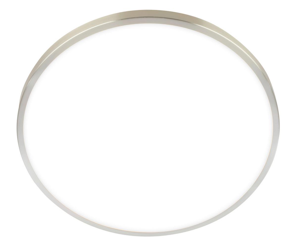 LAMPA SUFITOWA LED 3935012 KAIDA - kolor niklowy, Basics, tworzywo sztuczne/metal (33/6cm)