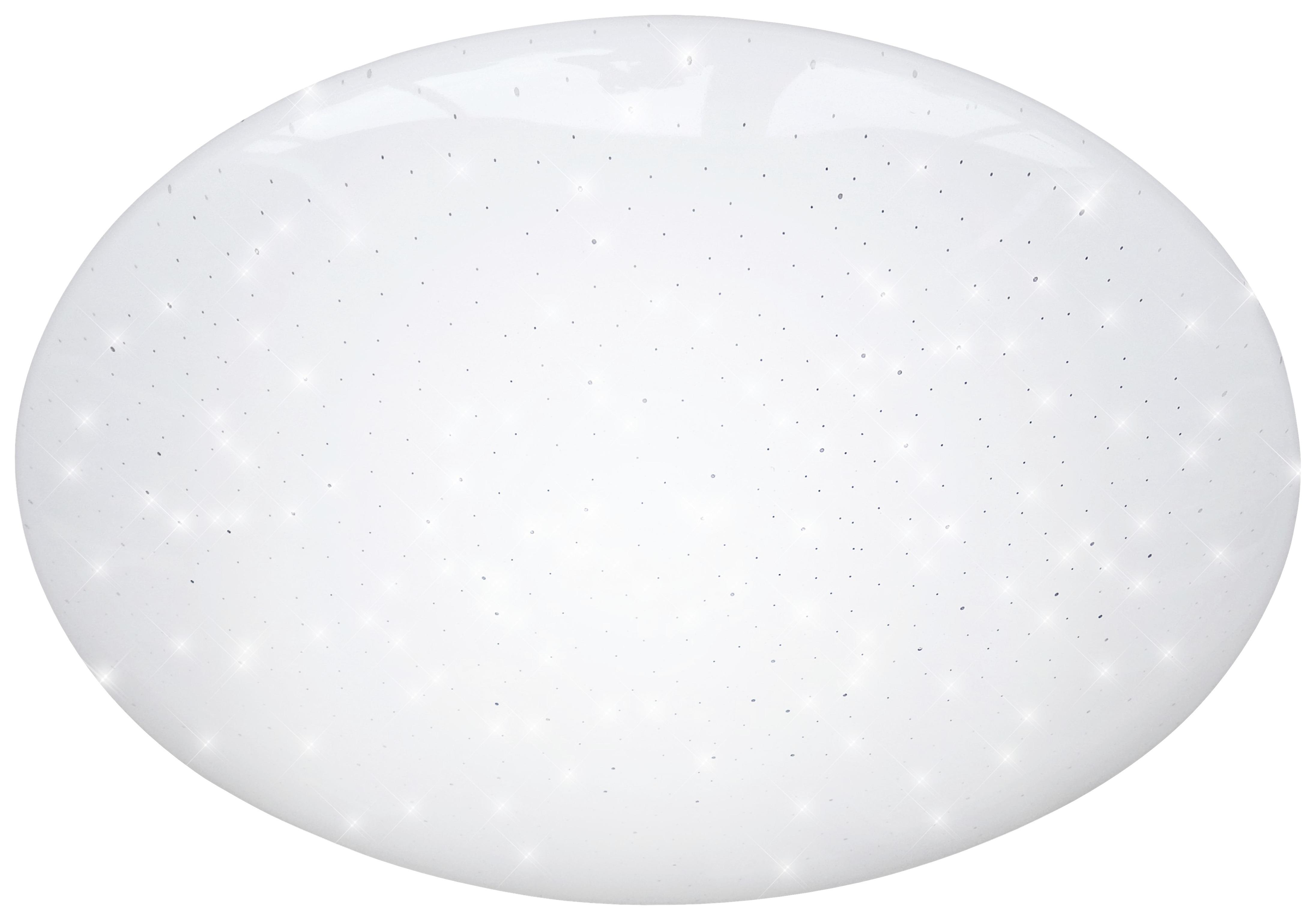 LED-TAKLAMPA STARLIGHT - vit, Klassisk, metall/plast (29/9,5cm) - Mömax