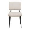 STOL ELIA - beige/svart, Modern, metall/trä (56/85/47cm) - Bessagi Home