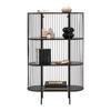 REK TIAGO -EXKLUSIV- - Zwart, Lifestyle, Metaal (80/125/34cm) - Mömax