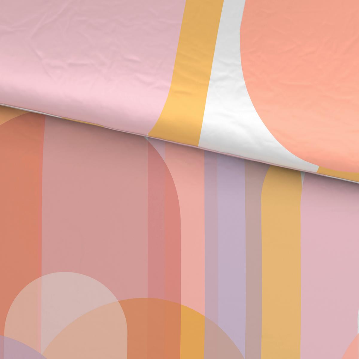 Posteljnina Maiko Xxl - roza/pastelno modra, Trendi, tekstil (200/200cm) - Mömax