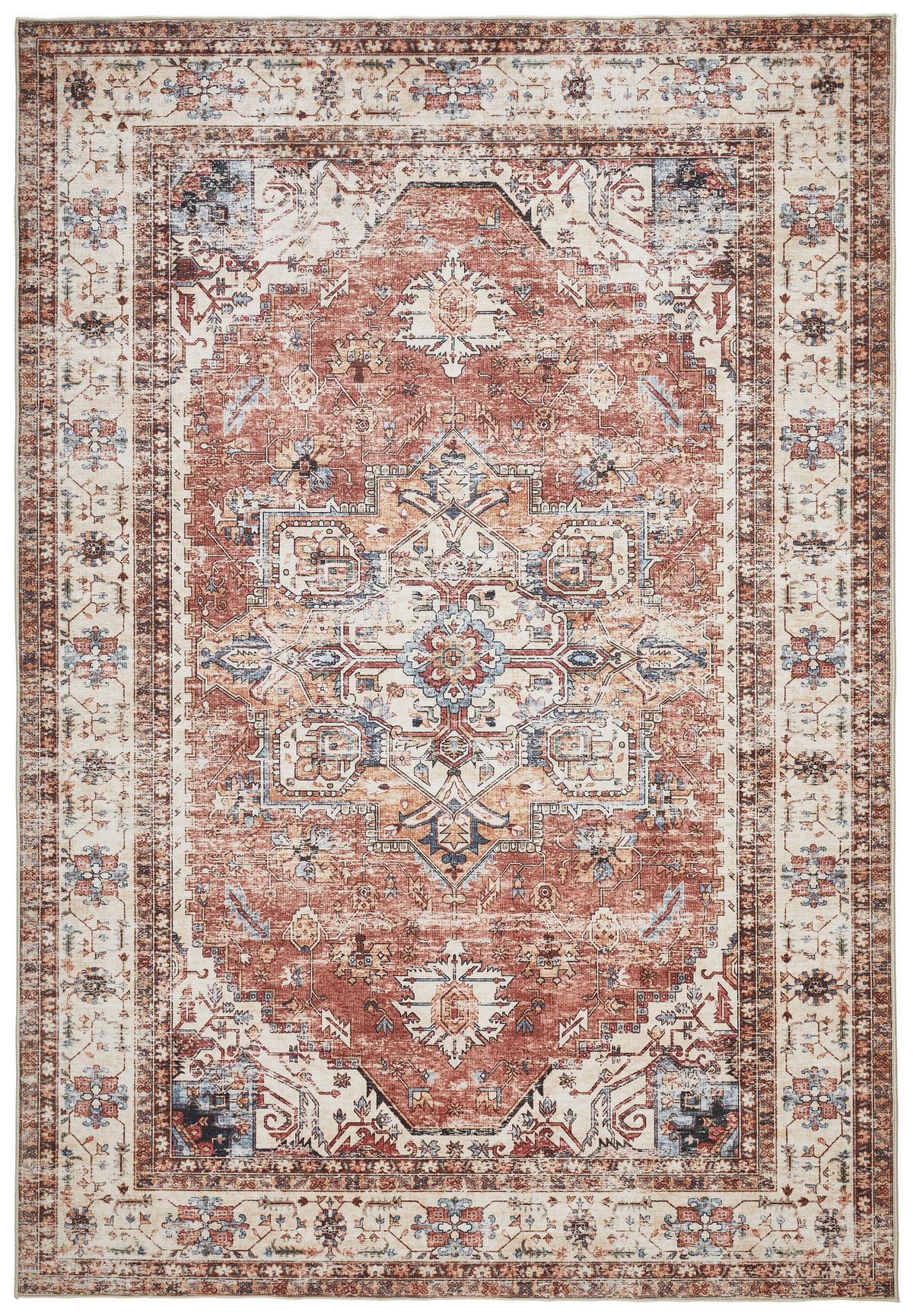 DYWAN VINTAGE CLASSIC EDITION - beżowy/różnokolorowy, Trend, tkanina (130/200cm) - Novel