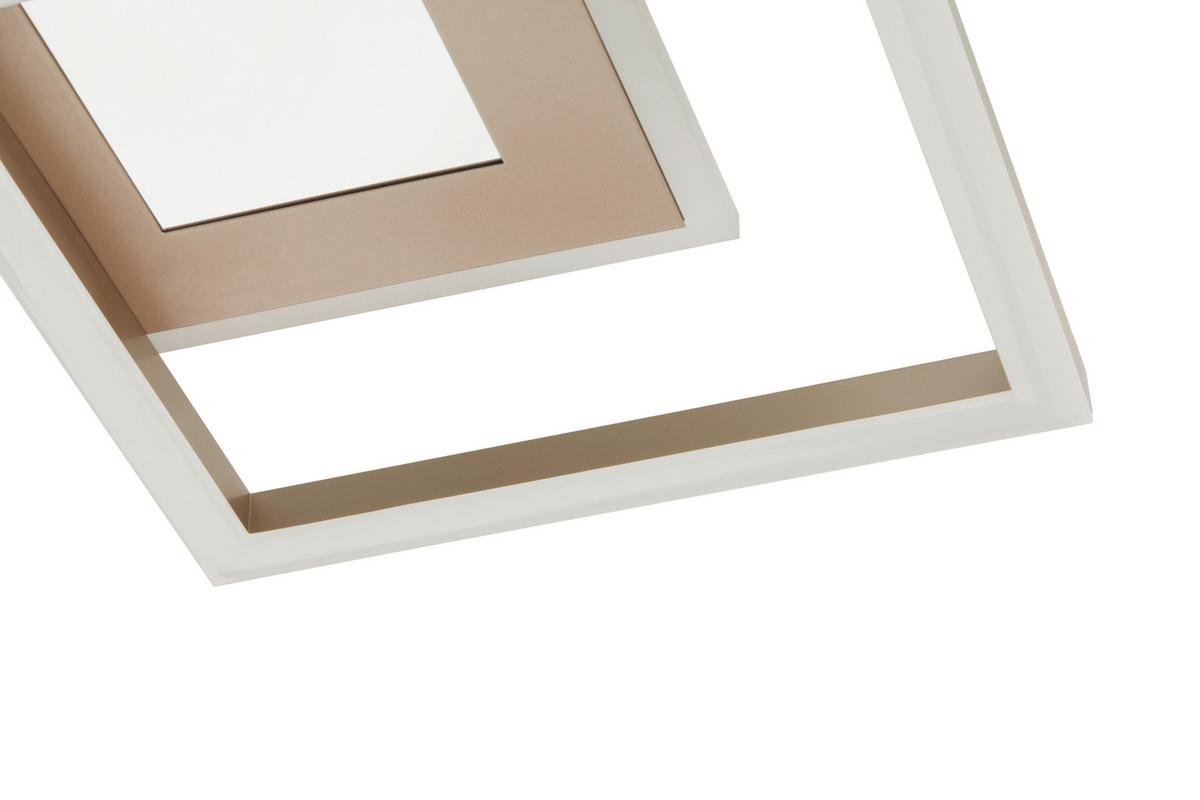 Stropna Led-svetilka Tuni - barve akacije, Moderno, kovina/umetna masa (58/34/5,5cm) - Mömax